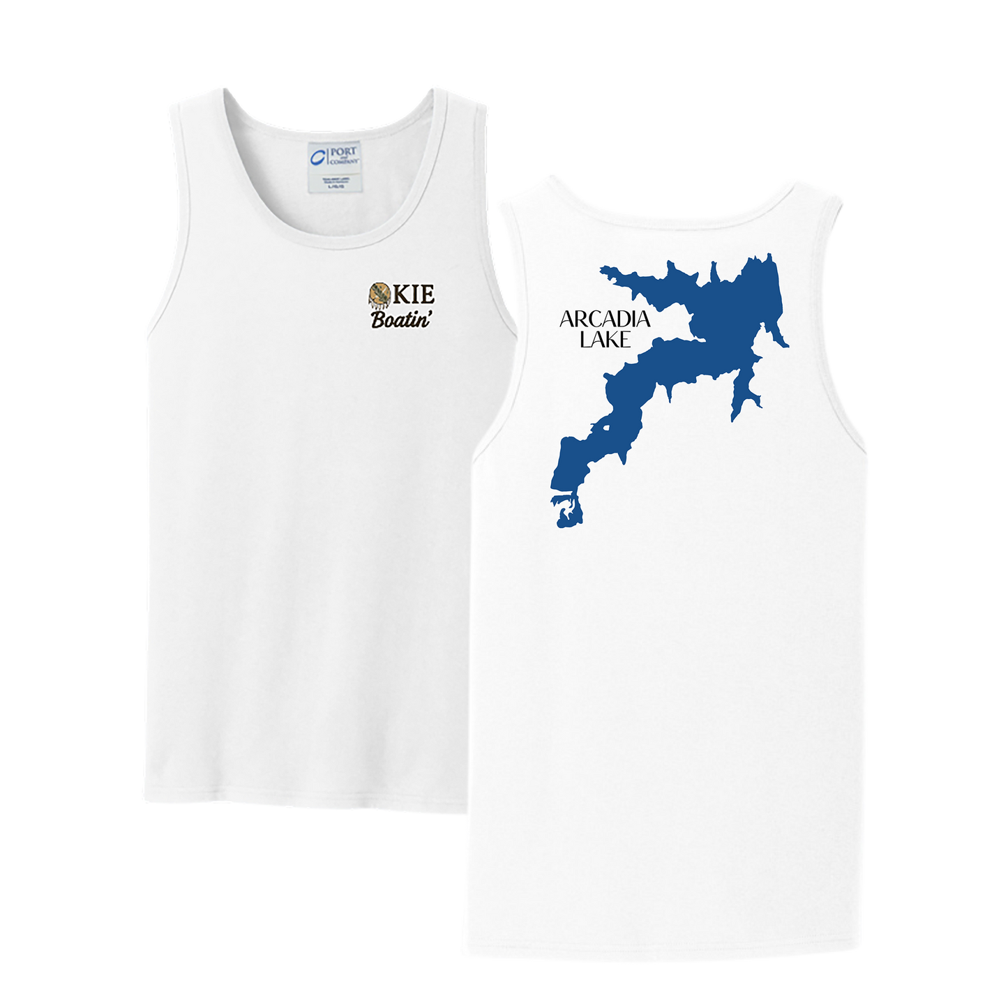 Okie Boatin' Lake Edition Tank Top