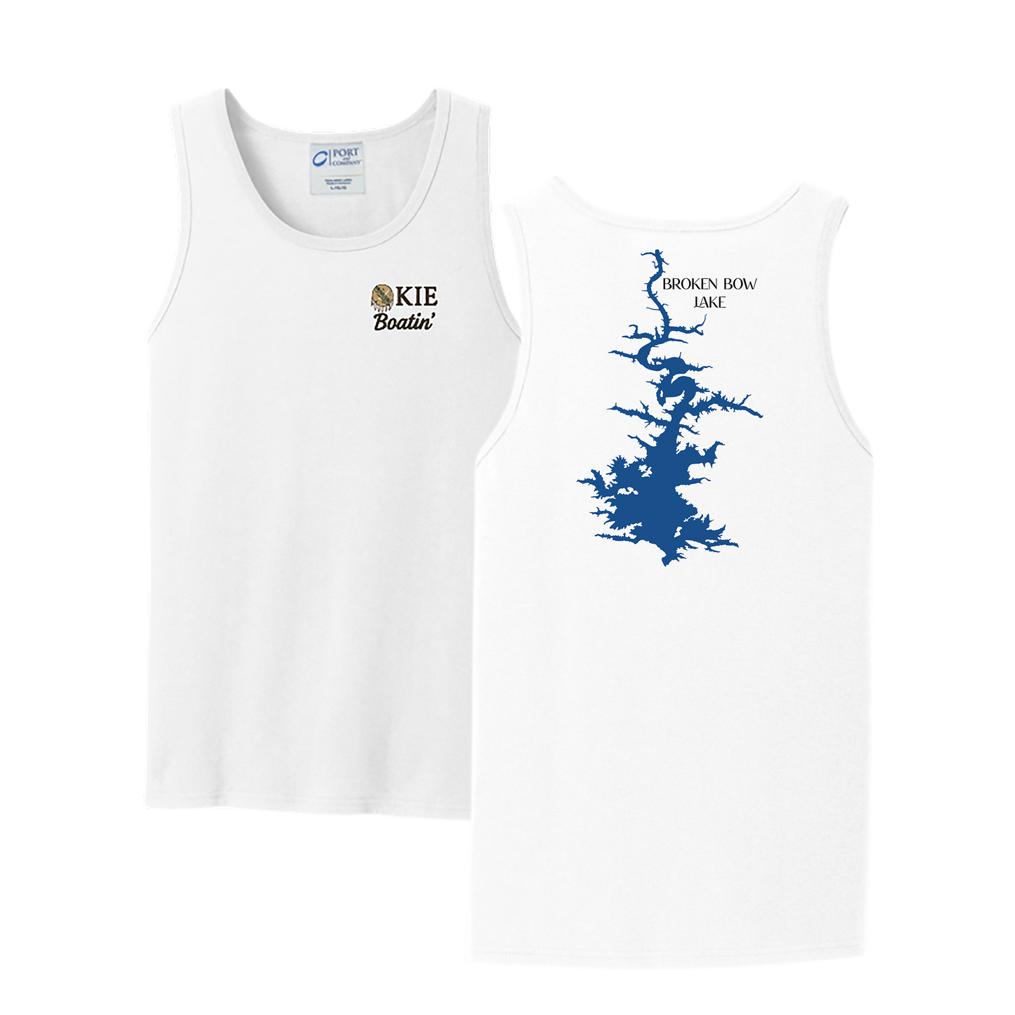 Okie Boatin' Lake Edition Tank Top
