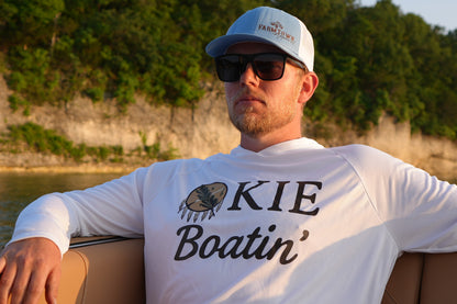 Okie Boatin' HOODED Long Sleeve SPF Shirt