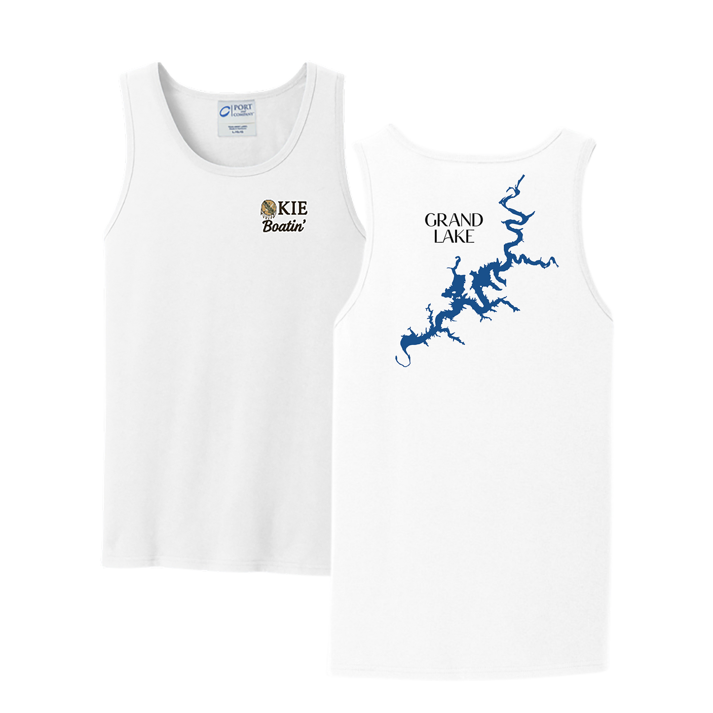 Okie Boatin' Lake Edition Tank Top