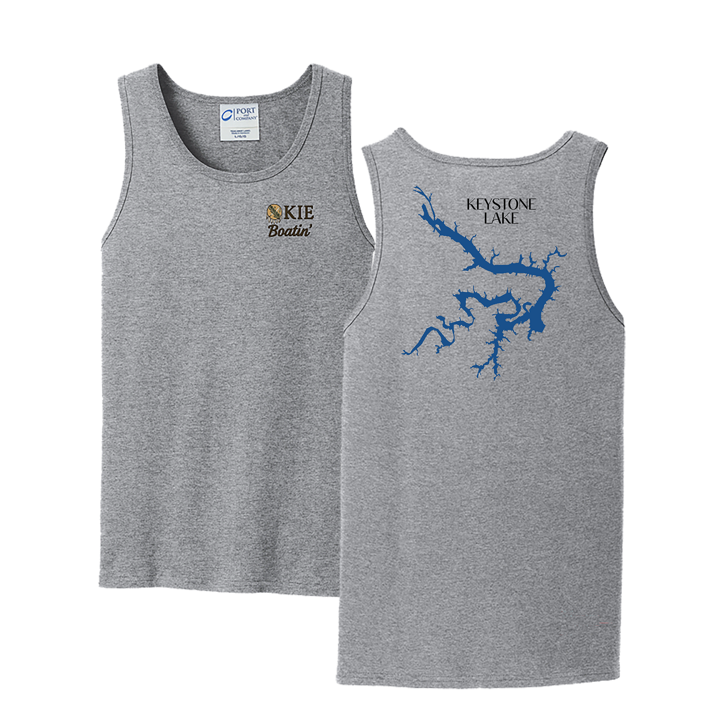 Okie Boatin' Lake Edition Tank Top