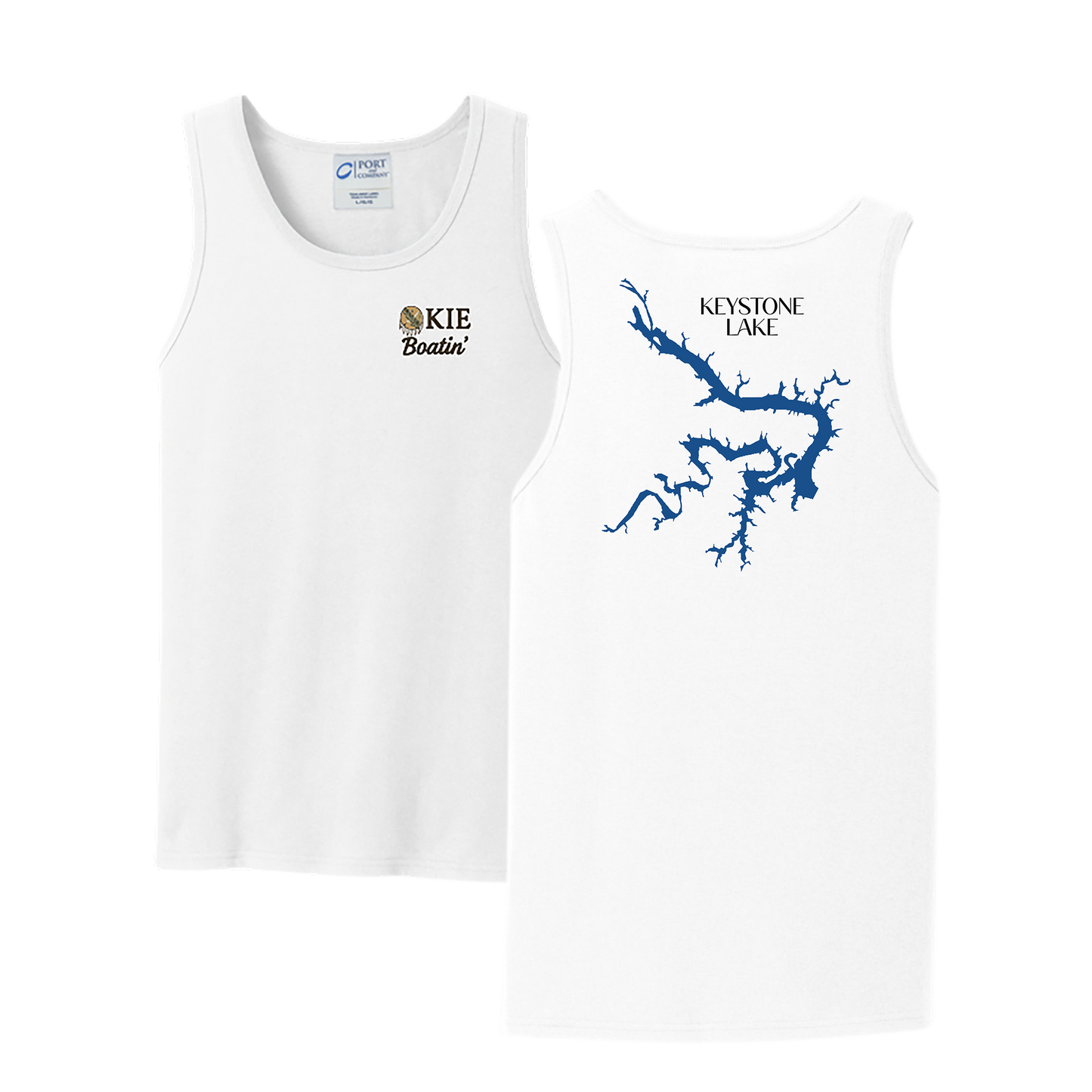 Okie Boatin' Lake Edition Tank Top