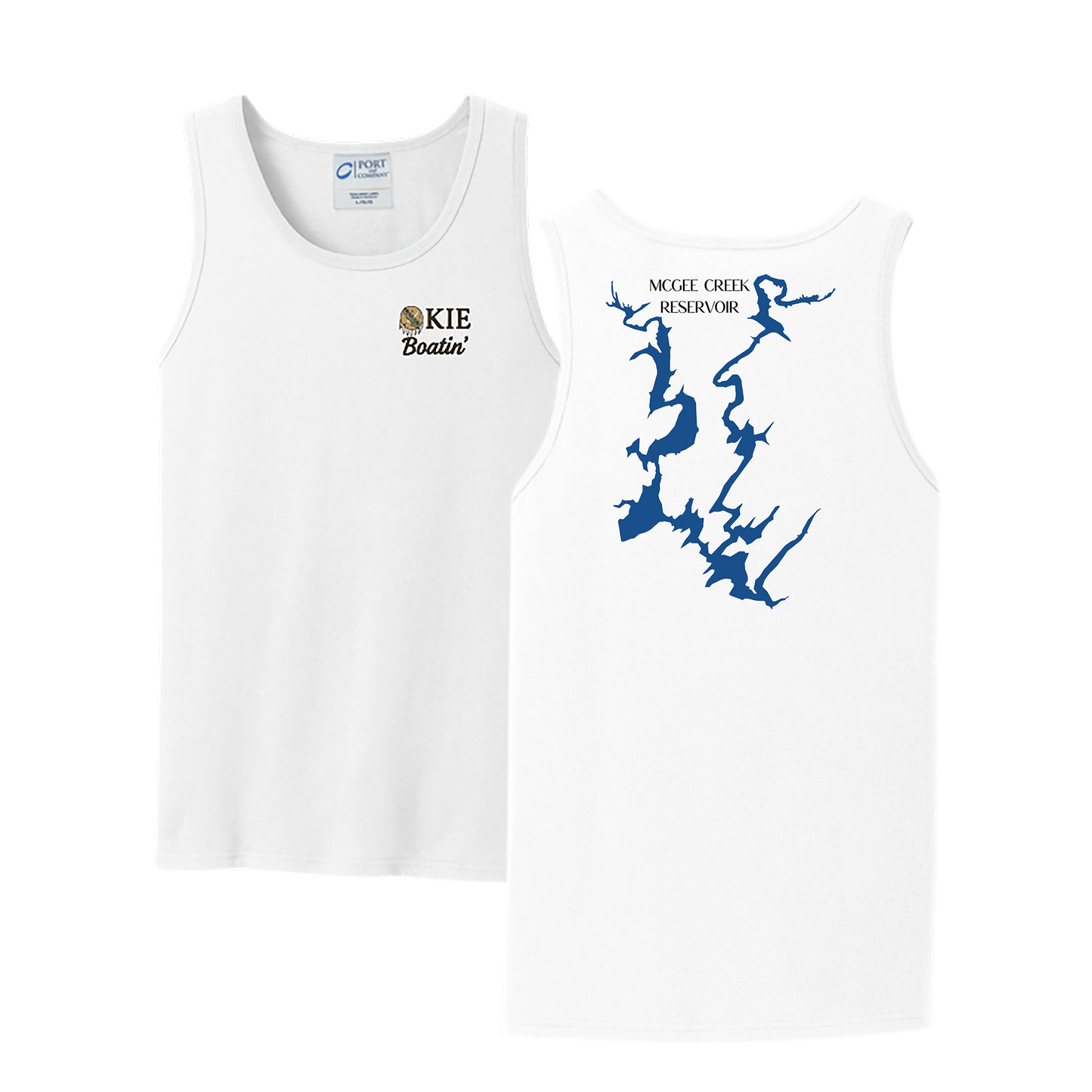 Okie Boatin' Lake Edition Tank Top