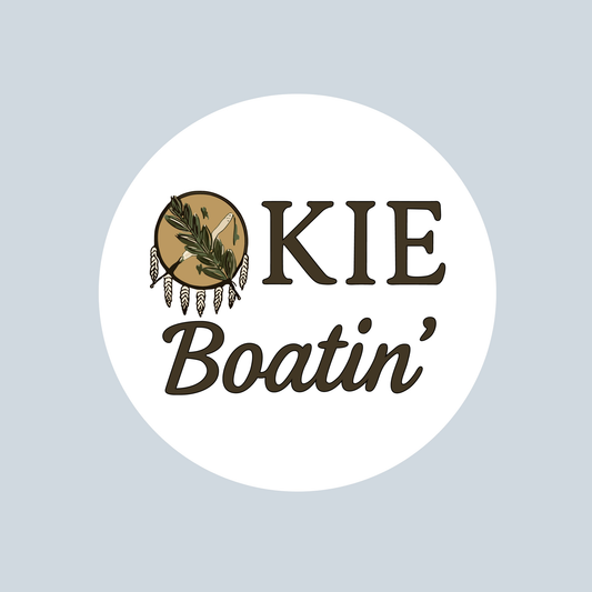 Okie Boatin' Decal- Circle