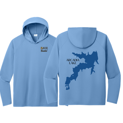 Okie Boatin' Lake Edition HOODED SPF Shirt