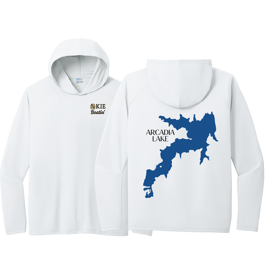 Okie Boatin' Lake Edition HOODED SPF Shirt