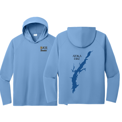 Okie Boatin' Lake Edition HOODED SPF Shirt