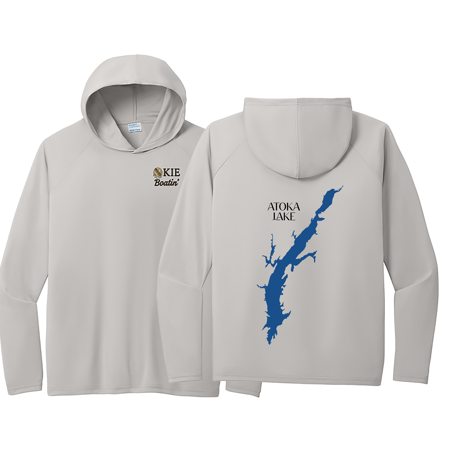 Okie Boatin' Lake Edition HOODED SPF Shirt