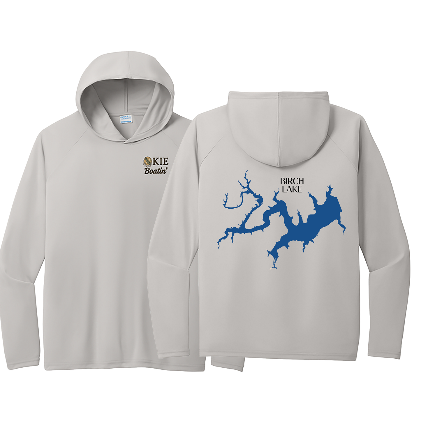 Okie Boatin' Lake Edition HOODED SPF Shirt
