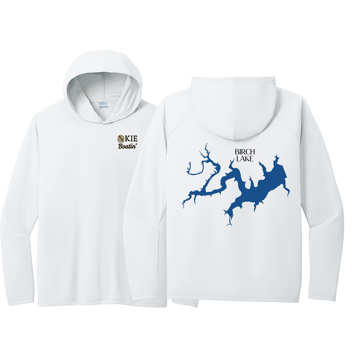 Okie Boatin' Lake Edition HOODED SPF Shirt