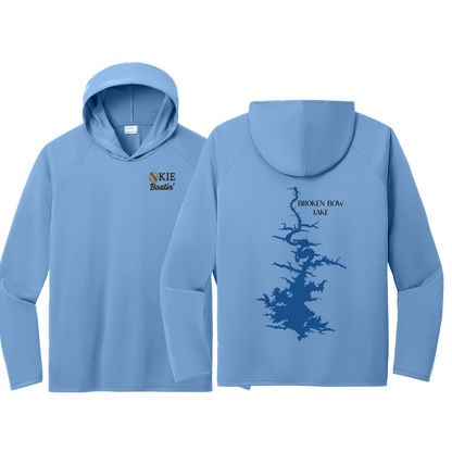 Okie Boatin' Lake Edition HOODED SPF Shirt