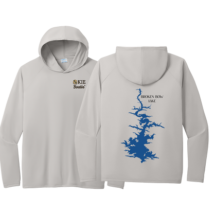 Okie Boatin' Lake Edition HOODED SPF Shirt