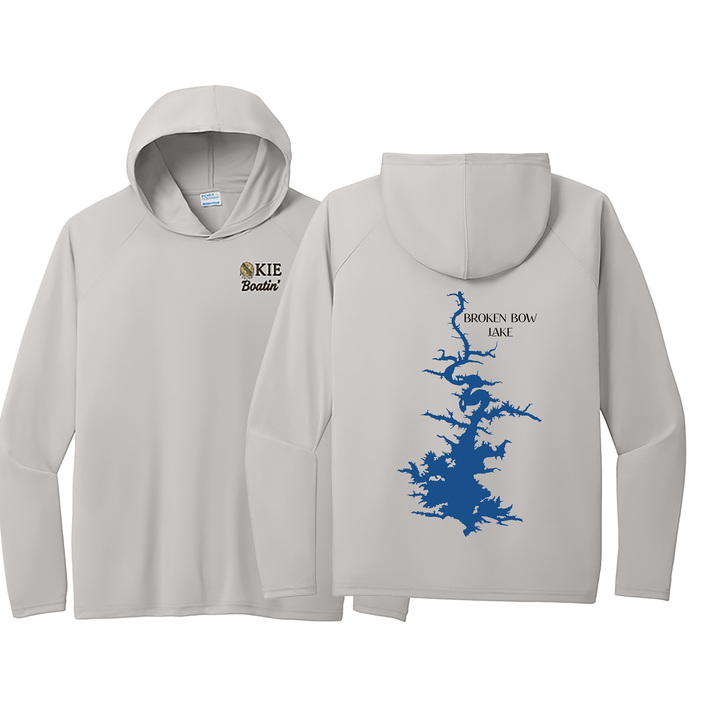Okie Boatin' Lake Edition HOODED SPF Shirt