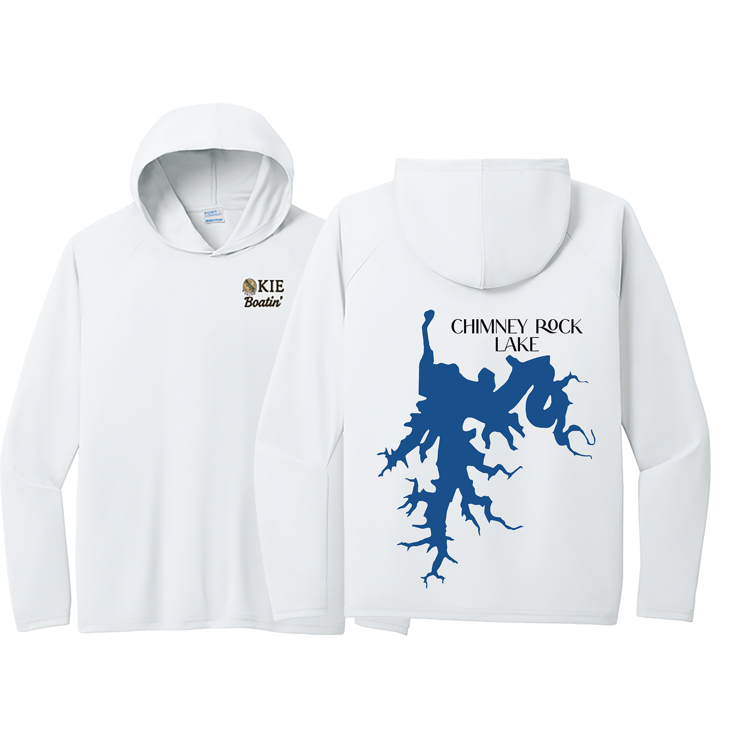 Okie Boatin' Lake Edition HOODED SPF Shirt