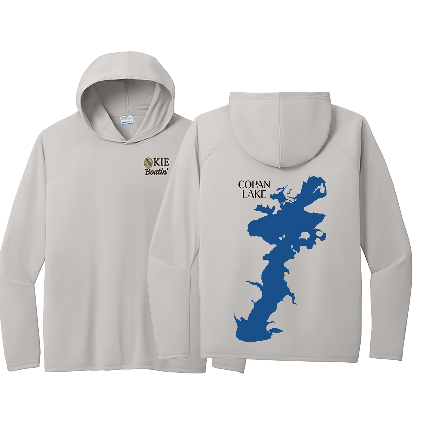Okie Boatin' Lake Edition HOODED SPF Shirt