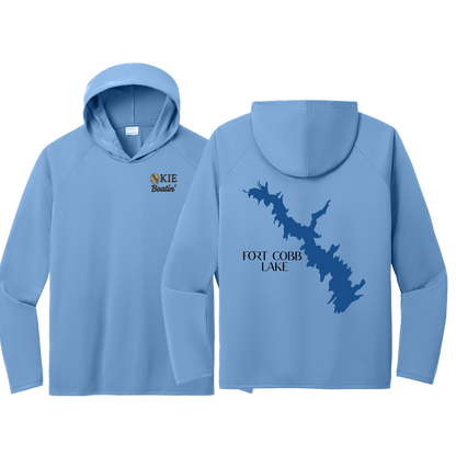 Okie Boatin' Lake Edition HOODED SPF Shirt