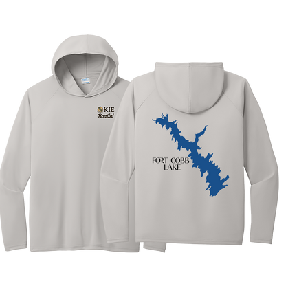 Okie Boatin' Lake Edition HOODED SPF Shirt