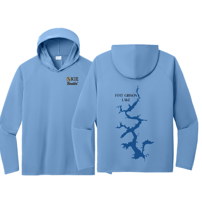 Okie Boatin' Lake Edition HOODED SPF Shirt