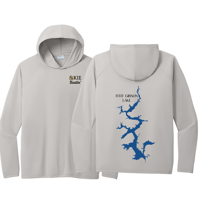 Okie Boatin' Lake Edition HOODED SPF Shirt
