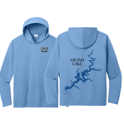 Okie Boatin' Lake Edition HOODED SPF Shirt