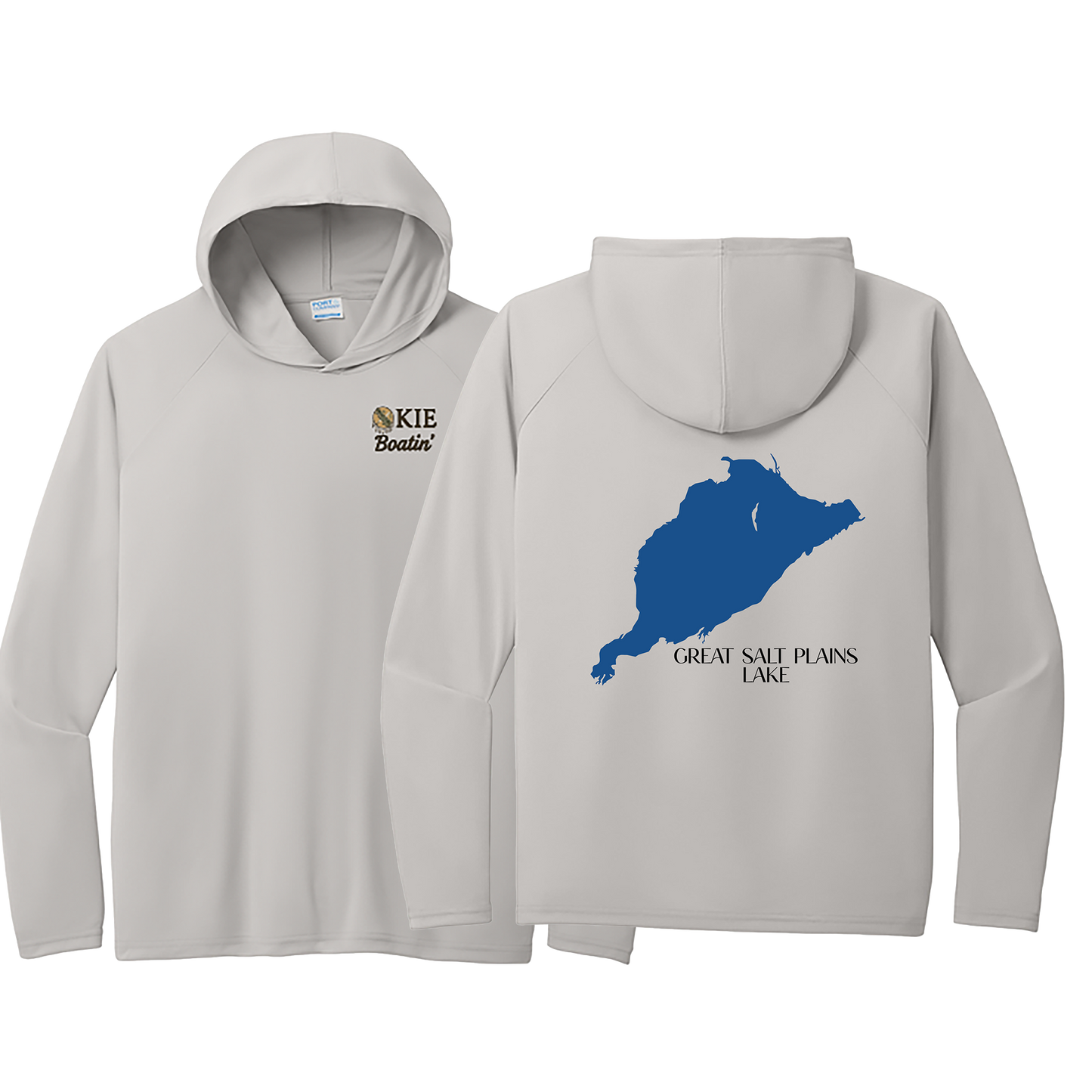Okie Boatin' Lake Edition HOODED SPF Shirt