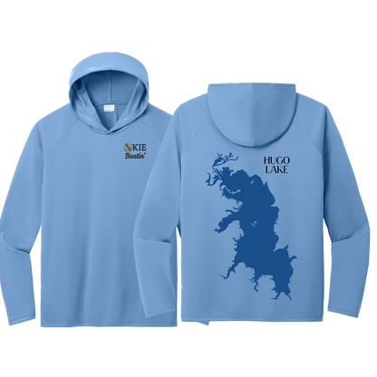 Okie Boatin' Lake Edition HOODED SPF Shirt