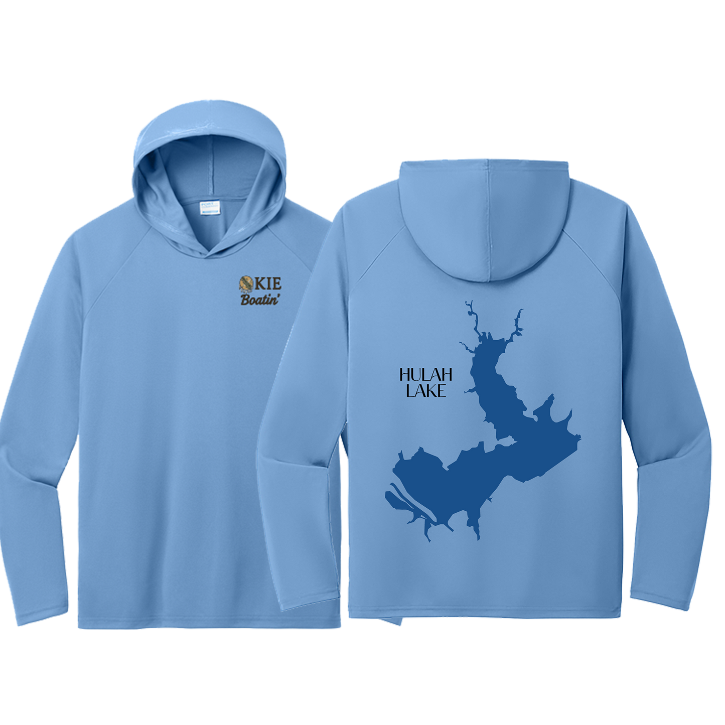 Okie Boatin' Lake Edition HOODED SPF Shirt