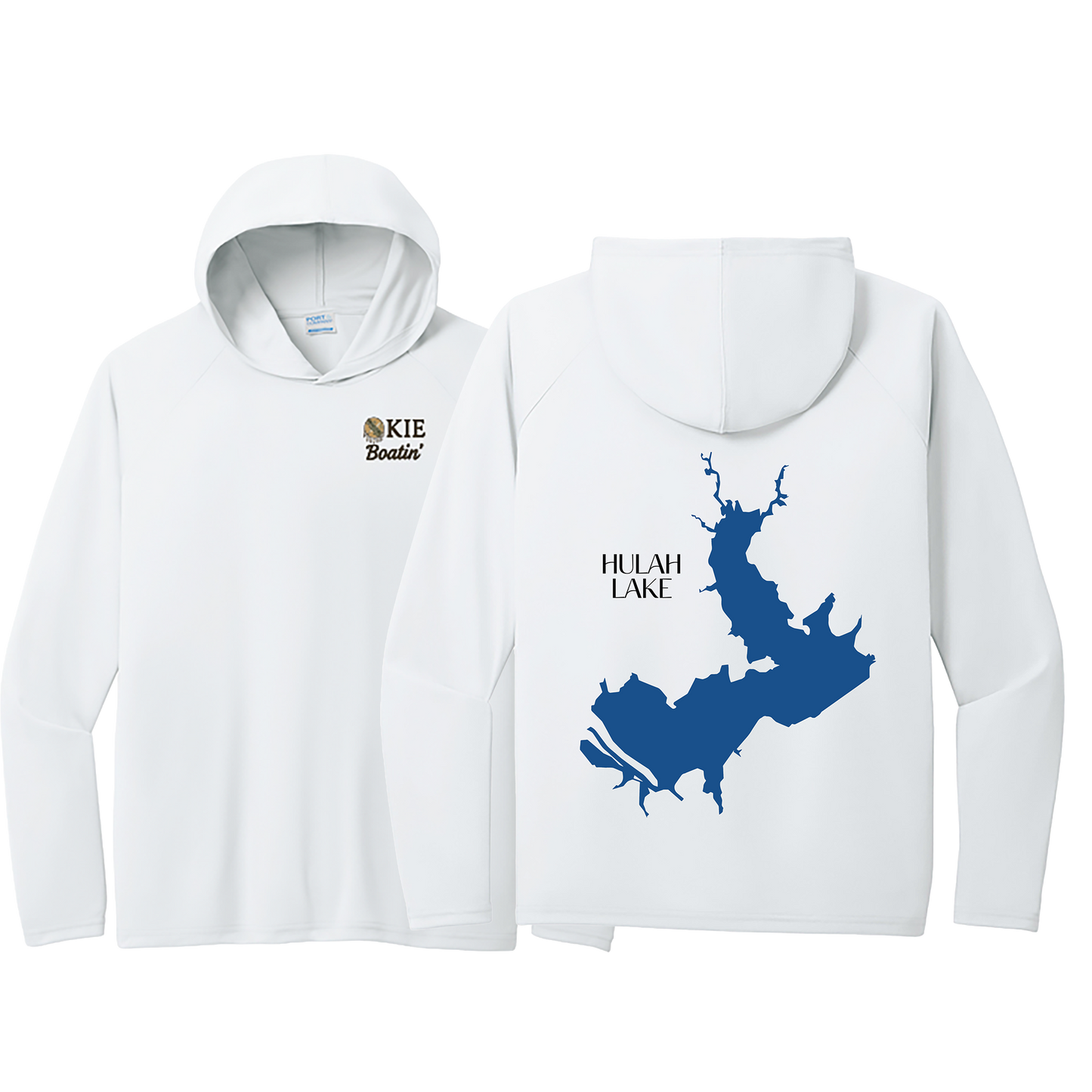 Okie Boatin' Lake Edition HOODED SPF Shirt