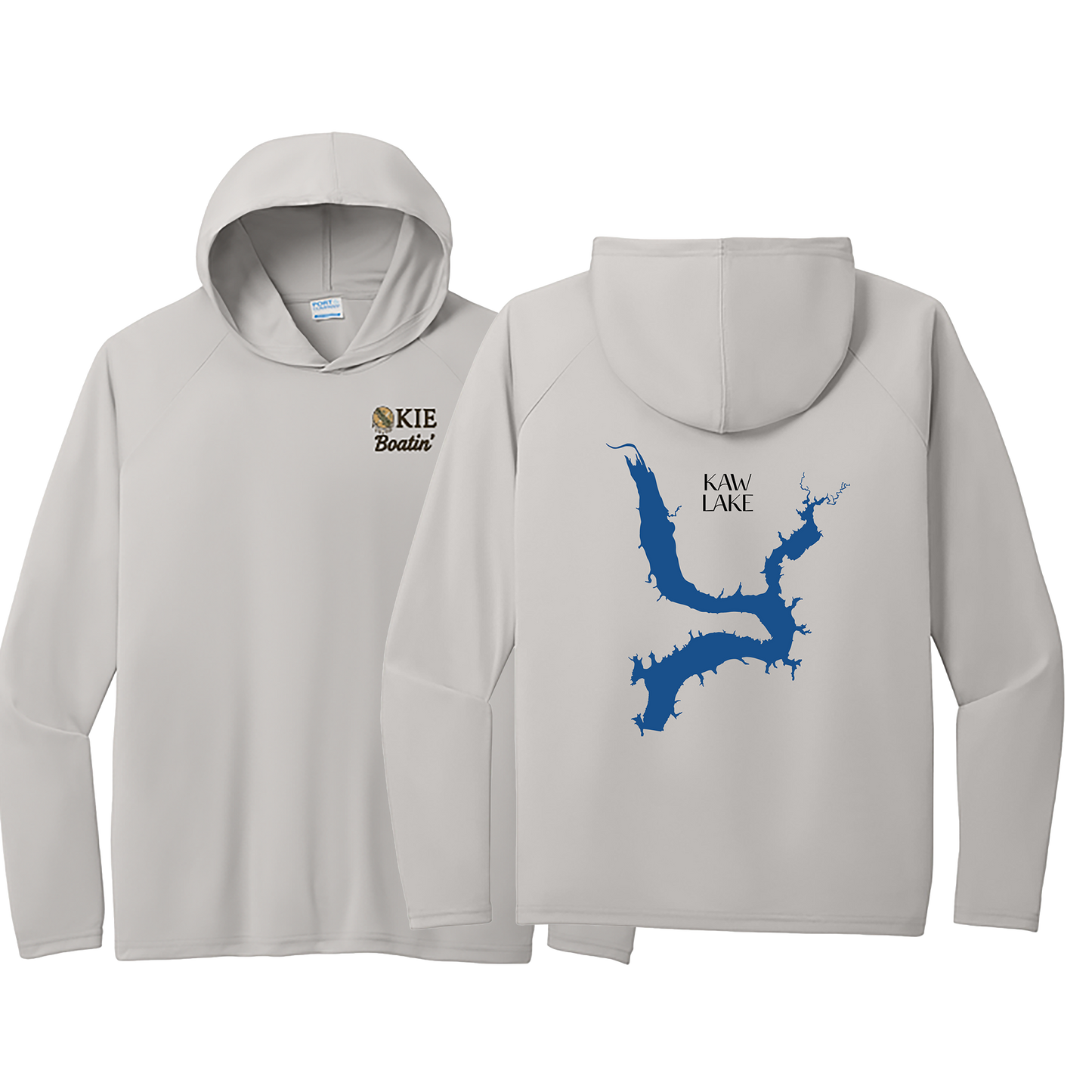 Okie Boatin' Lake Edition HOODED SPF Shirt