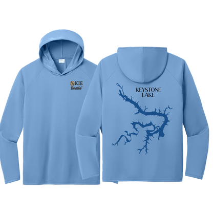 Okie Boatin' Lake Edition HOODED SPF Shirt