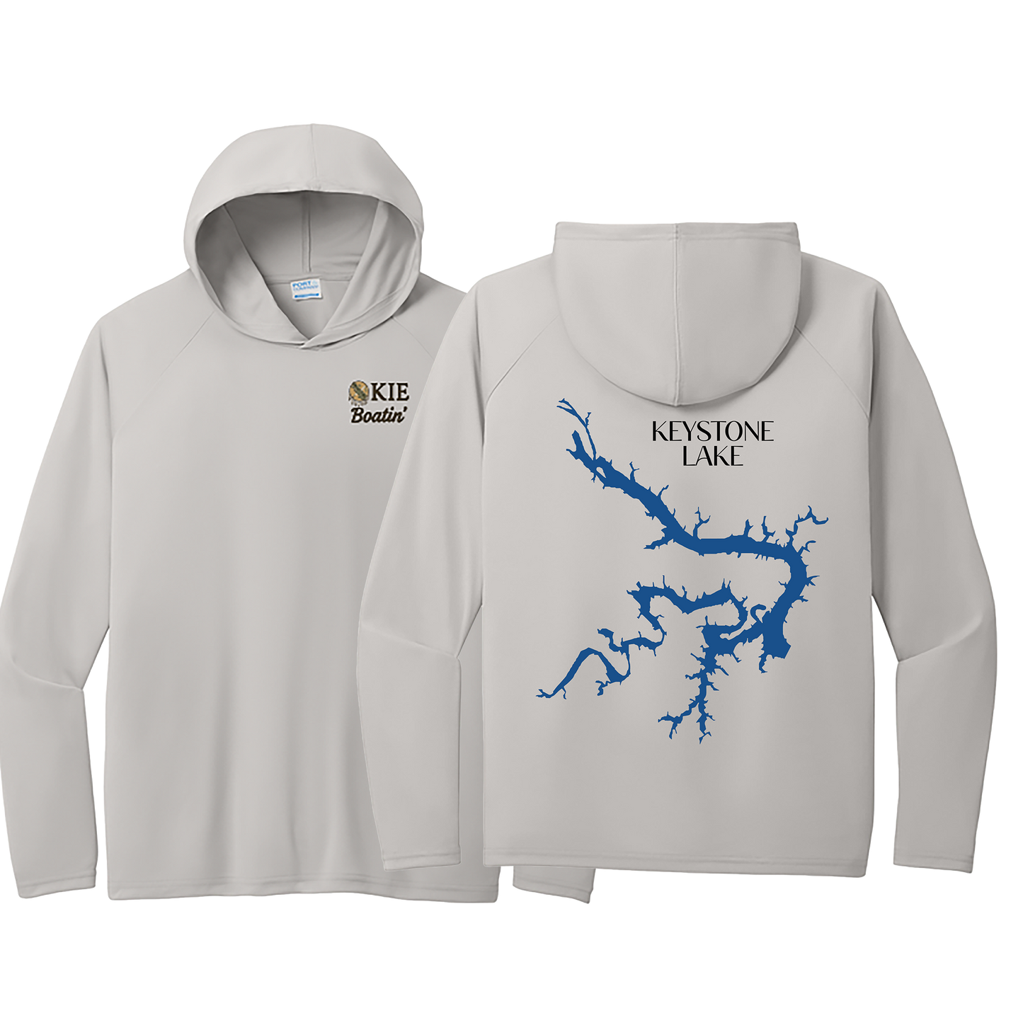 Okie Boatin' Lake Edition HOODED SPF Shirt
