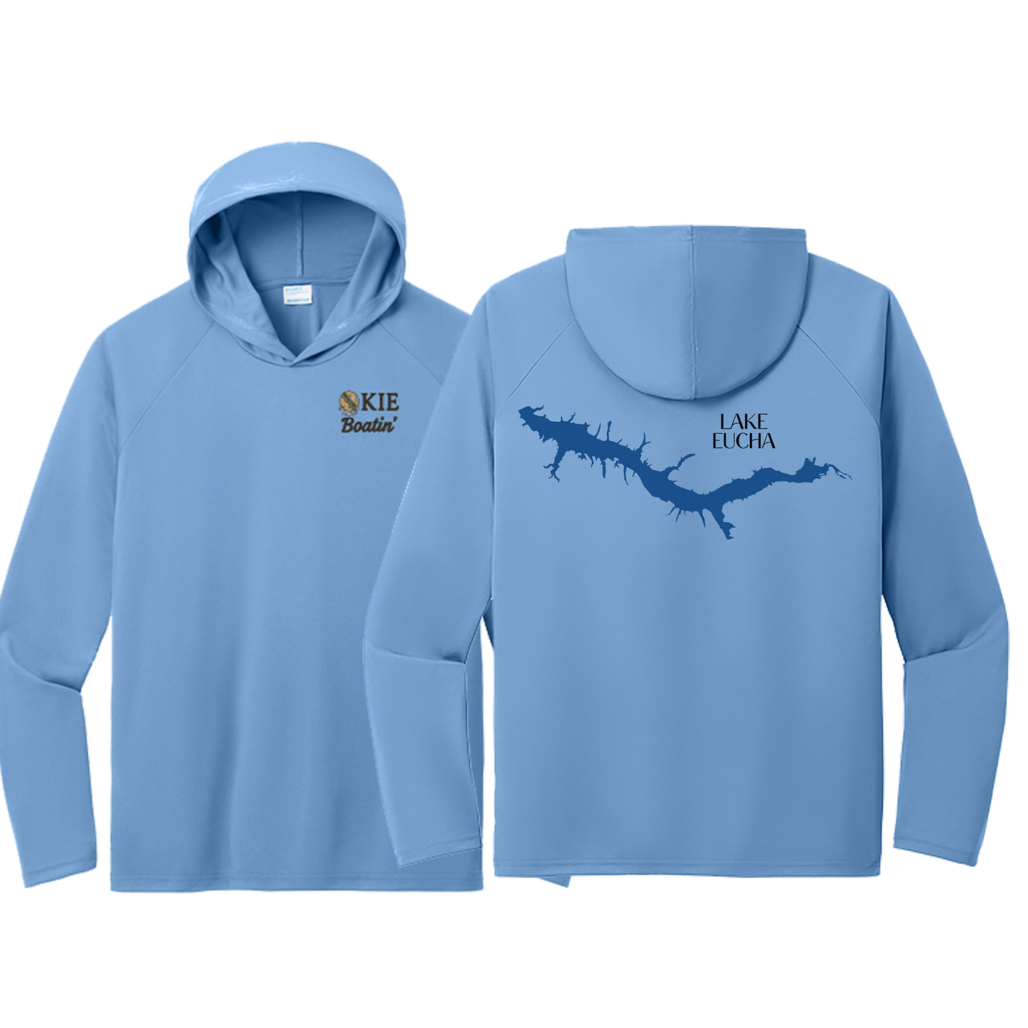 Okie Boatin' Lake Edition HOODED SPF Shirt