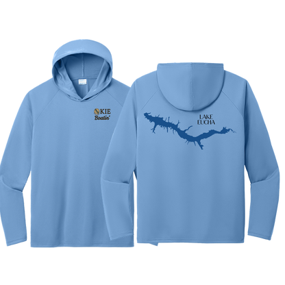 Okie Boatin' Lake Edition HOODED SPF Shirt