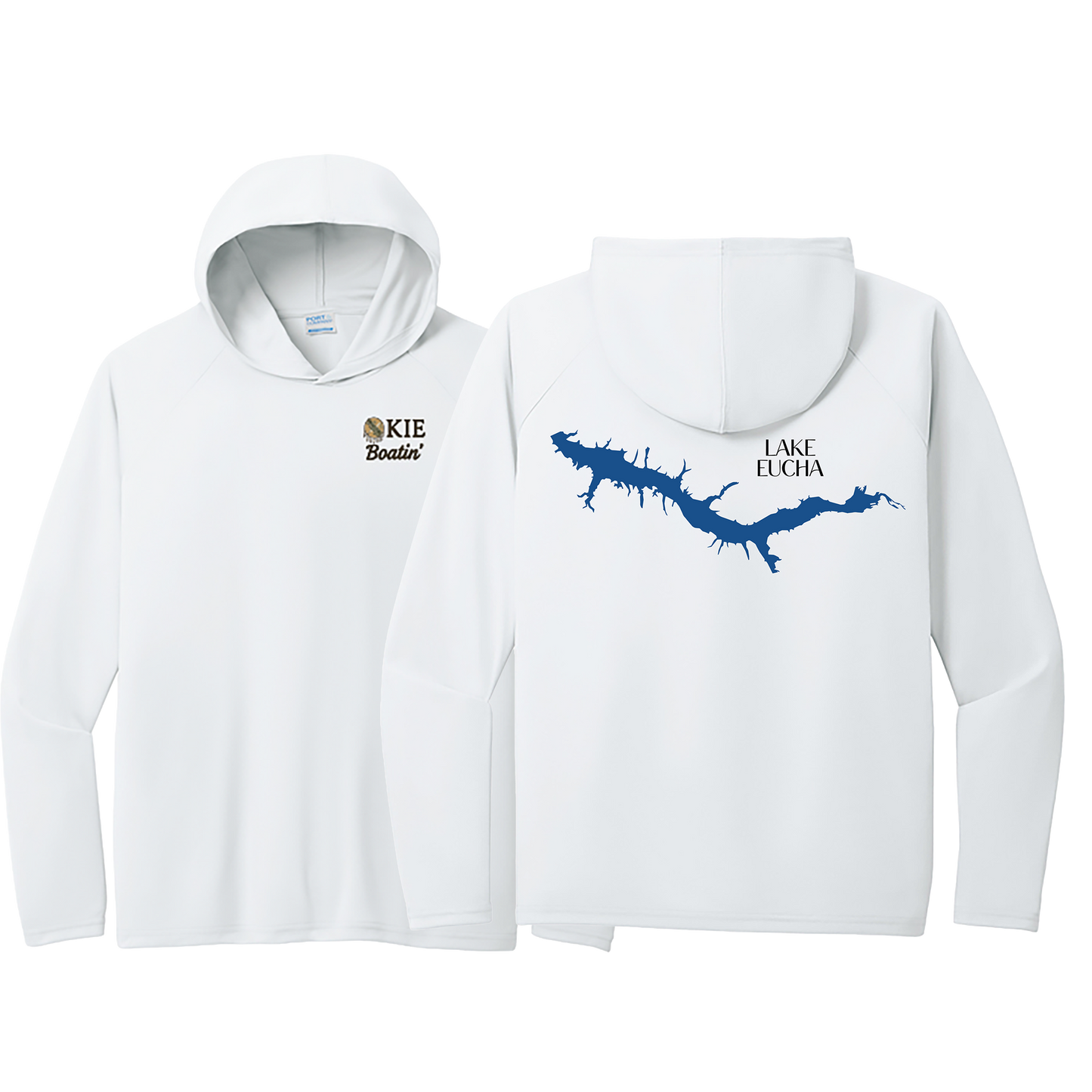 Okie Boatin' Lake Edition HOODED SPF Shirt