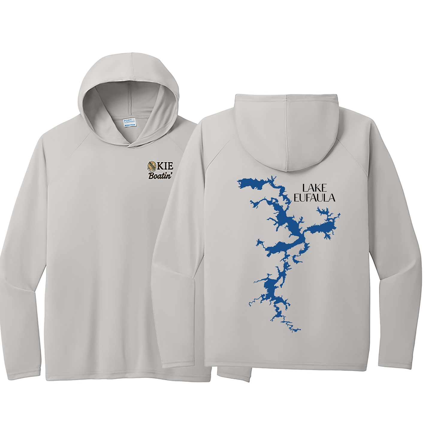Okie Boatin' Lake Edition HOODED SPF Shirt
