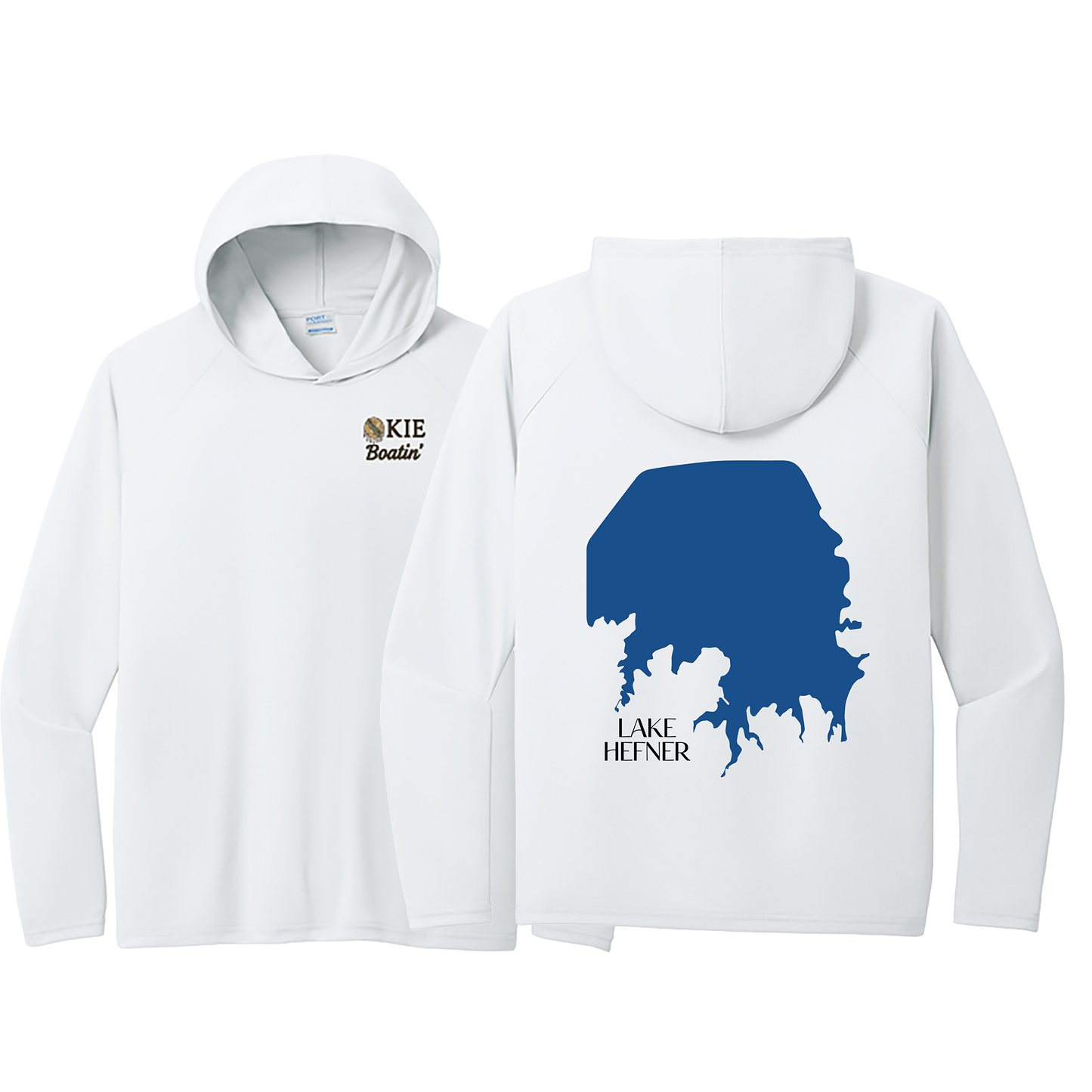 Okie Boatin' Lake Edition HOODED SPF Shirt