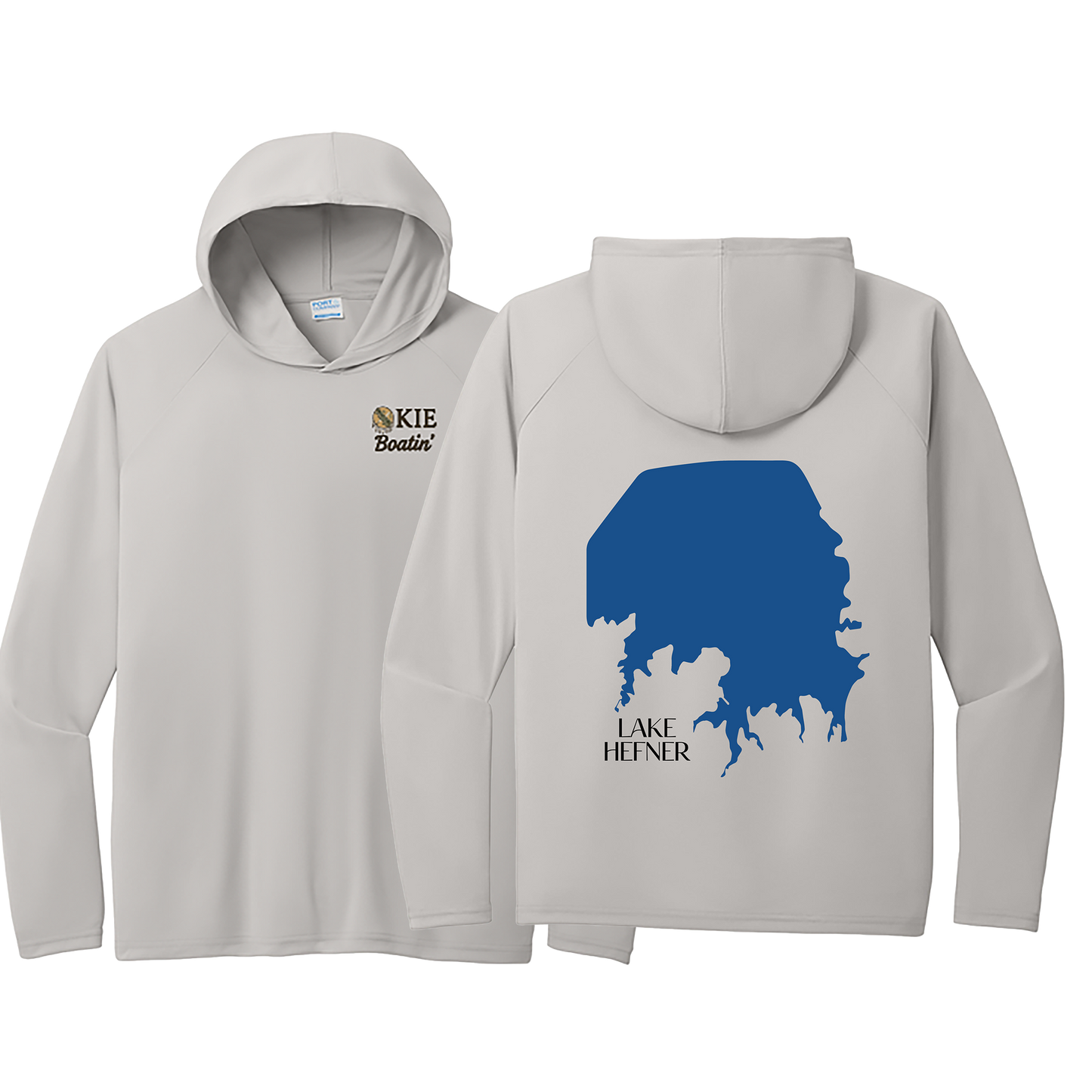 Okie Boatin' Lake Edition HOODED SPF Shirt