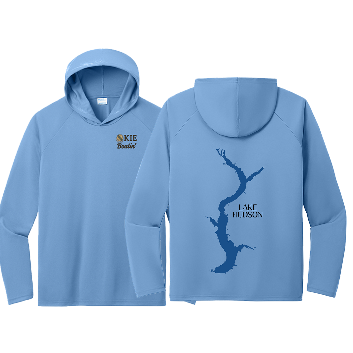 Okie Boatin' Lake Edition HOODED SPF Shirt