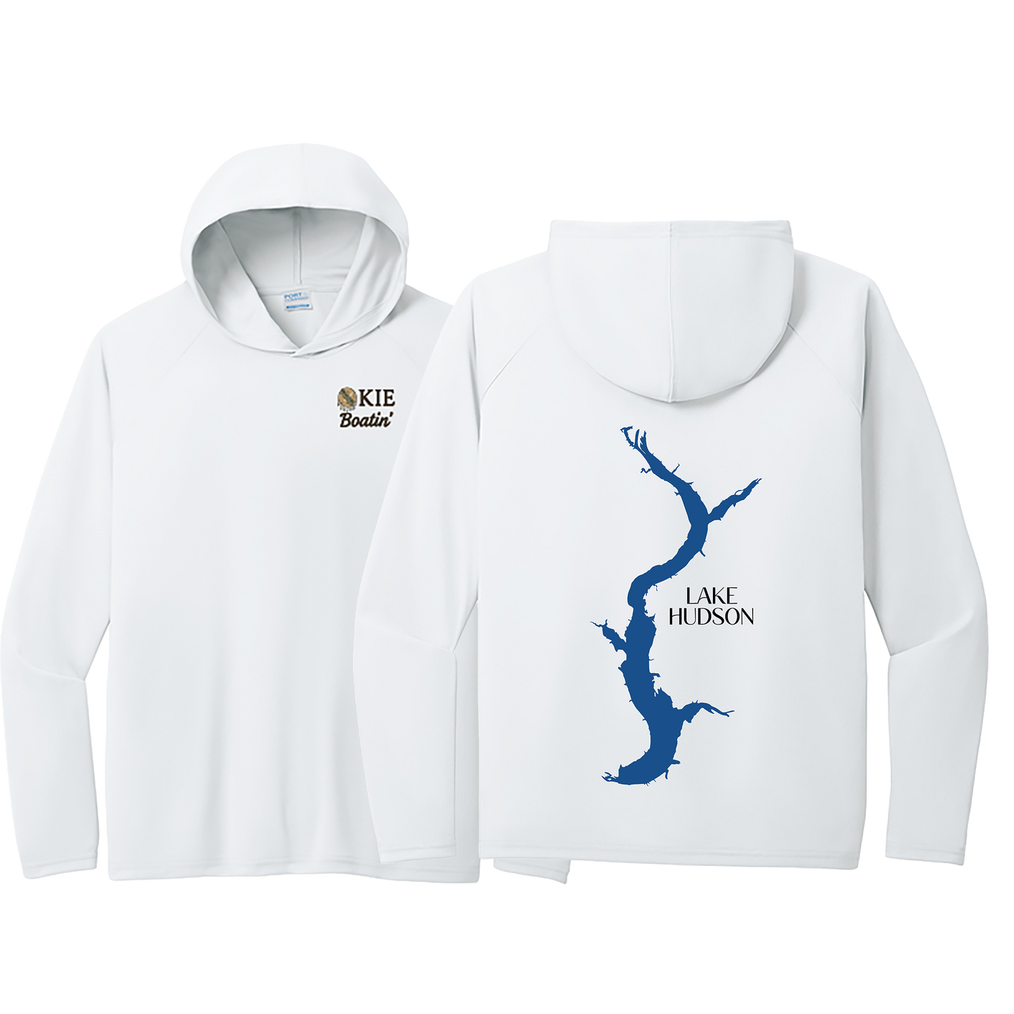 Okie Boatin' Lake Edition HOODED SPF Shirt