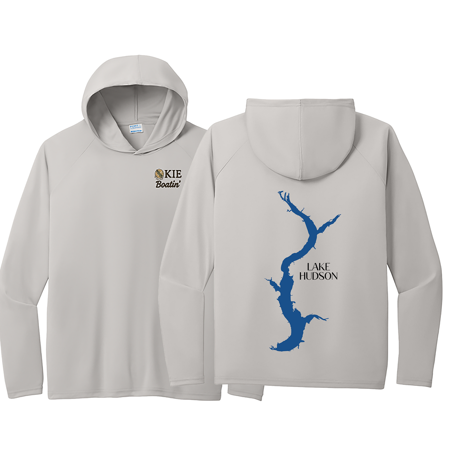Okie Boatin' Lake Edition HOODED SPF Shirt