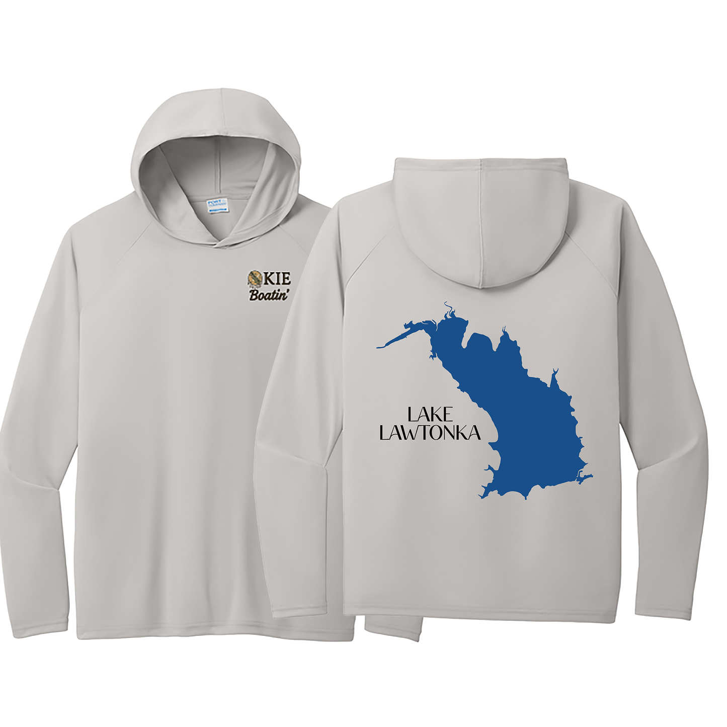 Okie Boatin' Lake Edition HOODED SPF Shirt