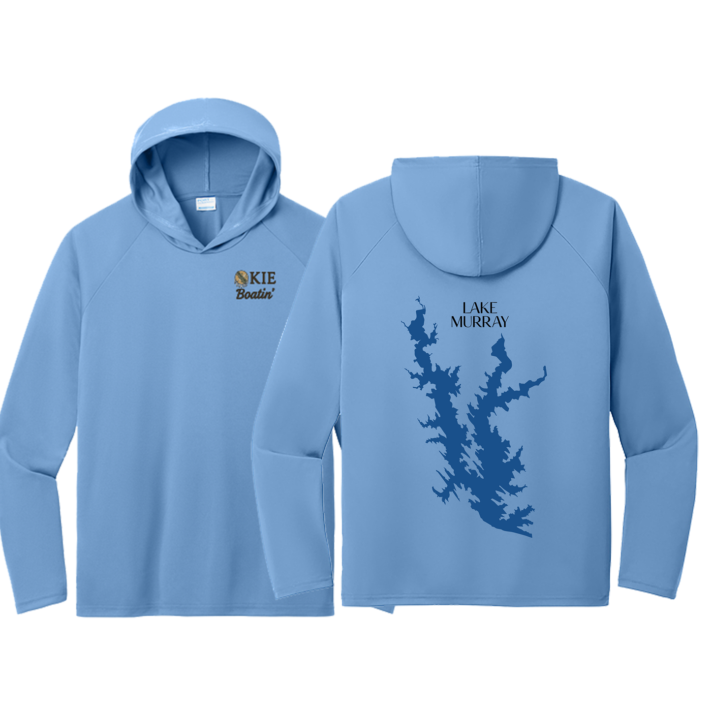 Okie Boatin' Lake Edition HOODED SPF Shirt