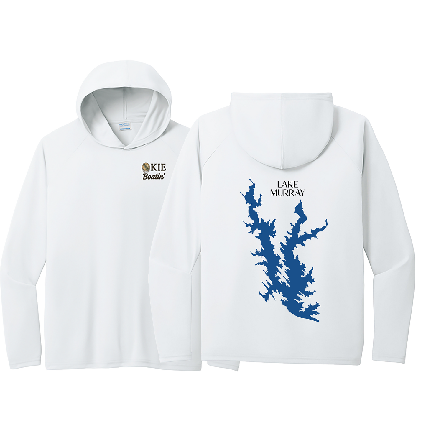 Okie Boatin' Lake Edition HOODED SPF Shirt