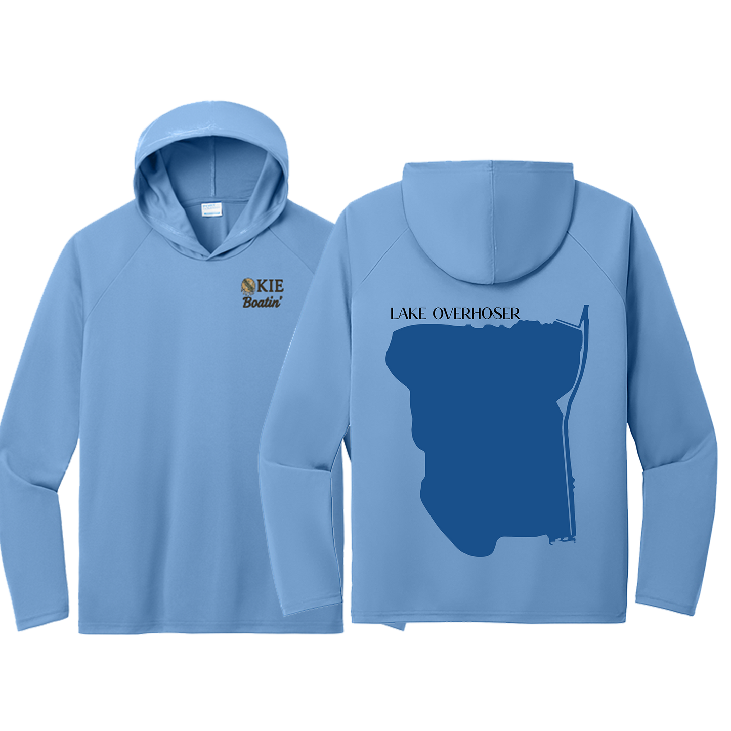Okie Boatin' Lake Edition HOODED SPF Shirt