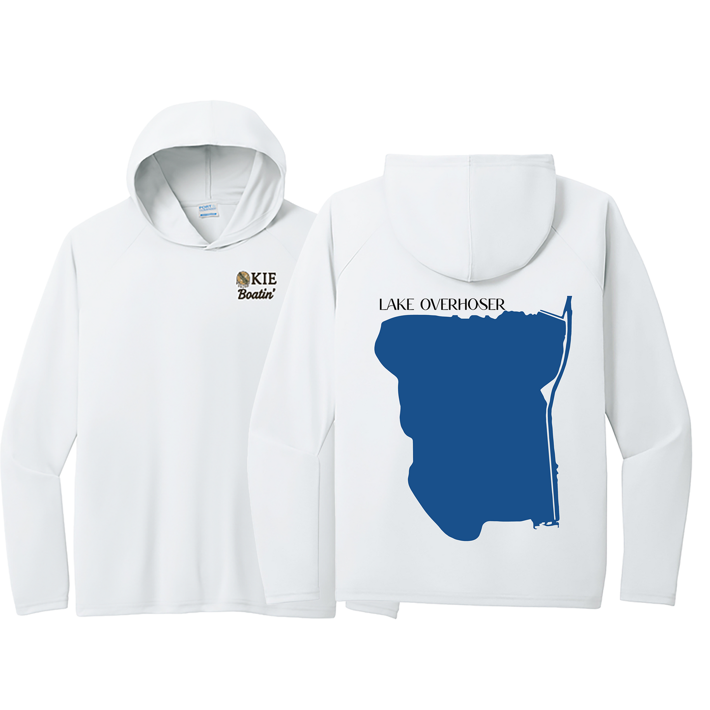 Okie Boatin' Lake Edition HOODED SPF Shirt