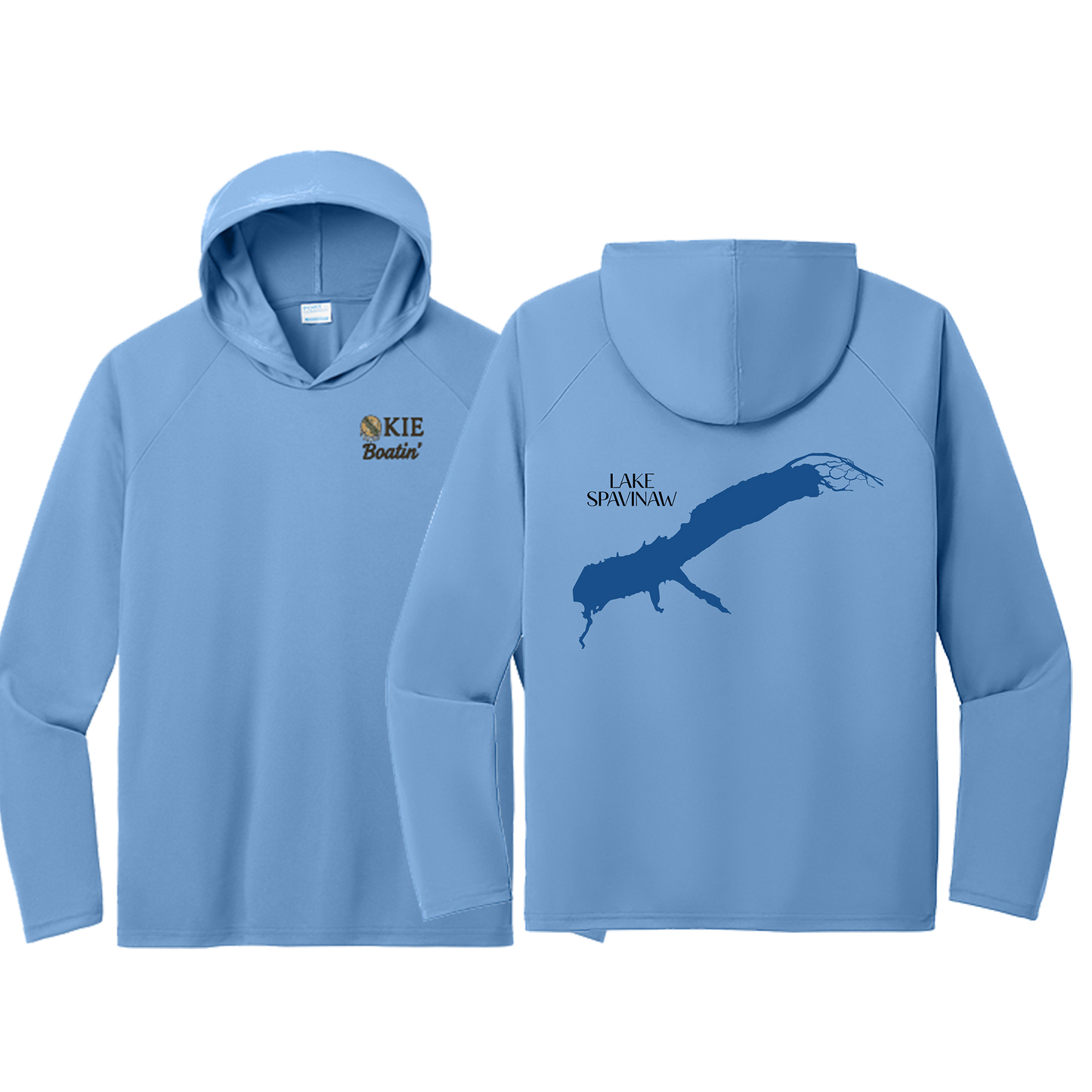 Okie Boatin' Lake Edition HOODED SPF Shirt