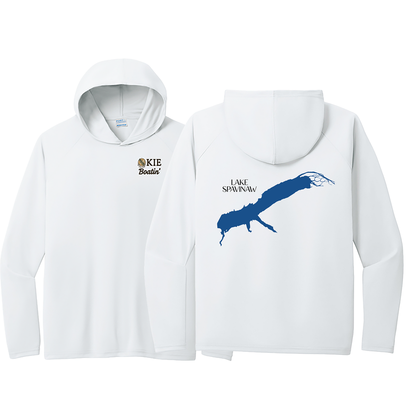 Okie Boatin' Lake Edition HOODED SPF Shirt