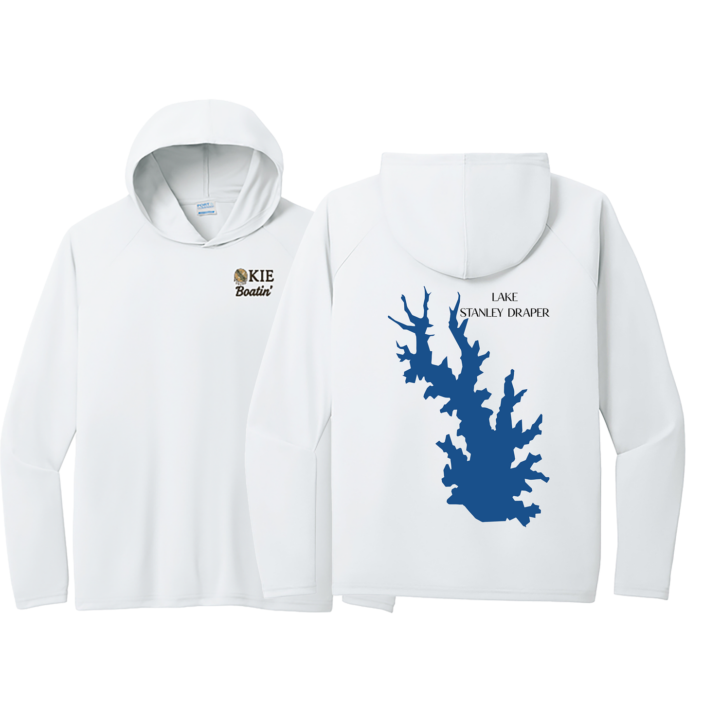 Okie Boatin' Lake Edition HOODED SPF Shirt