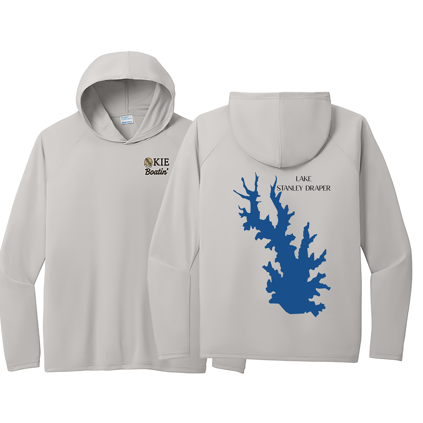 Okie Boatin' Lake Edition HOODED SPF Shirt