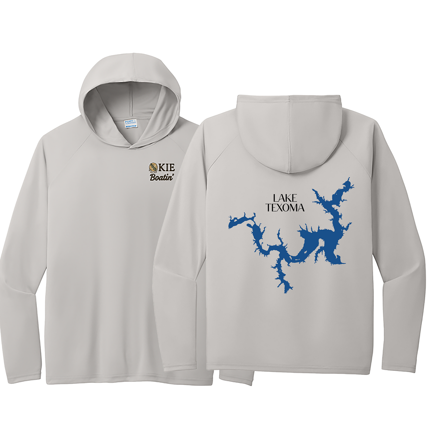 Okie Boatin' Lake Edition HOODED SPF Shirt